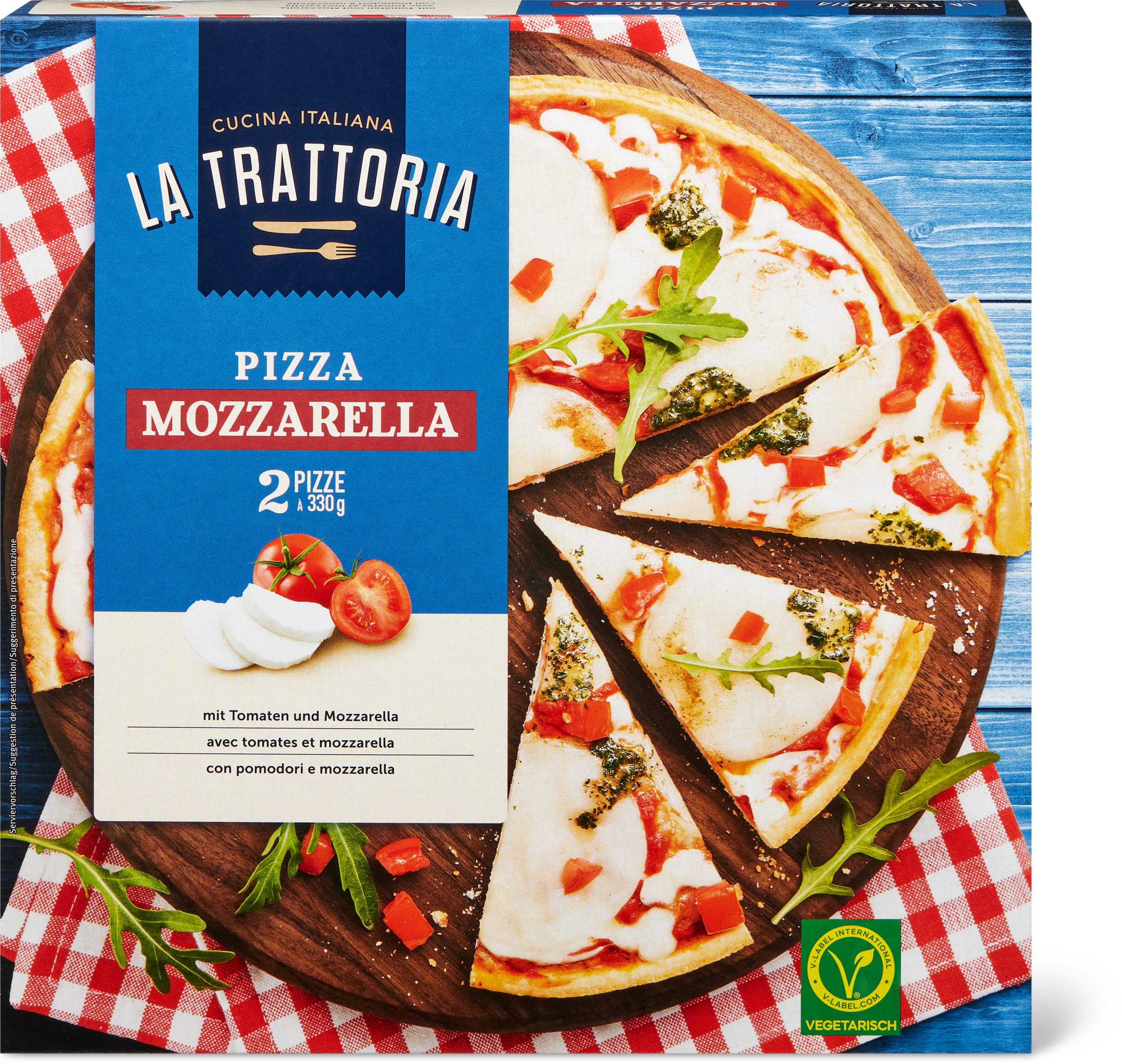 Pizza Mozzarella, vegetariano